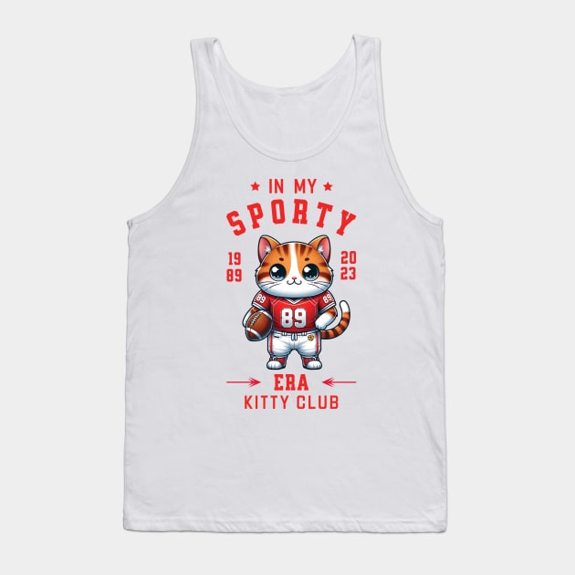 In my sporty era - Cute cat design Tank Top by Kicosh